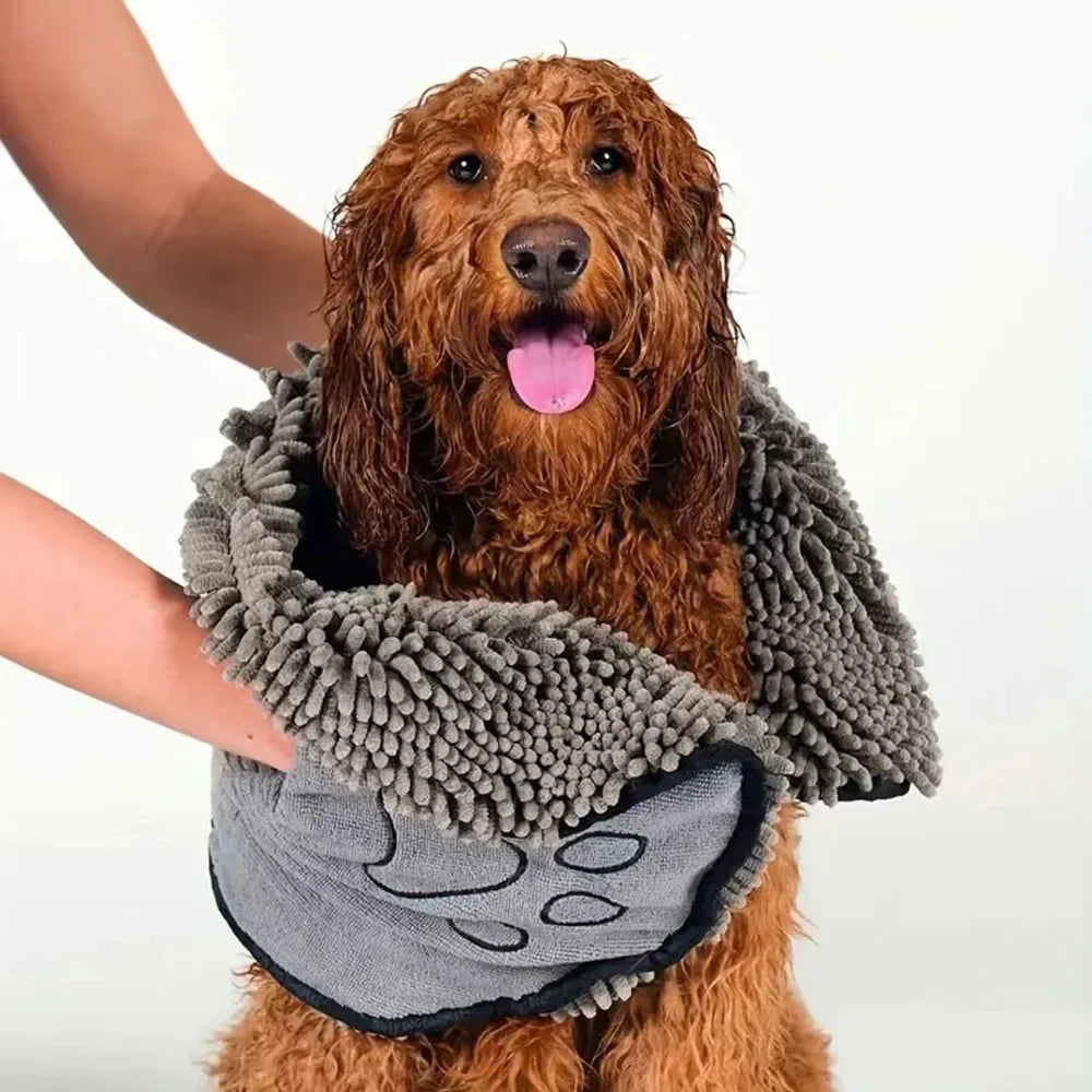 Premium Absorbent Pet Towel – Soft, Durable, and Elegant Grooming Essential