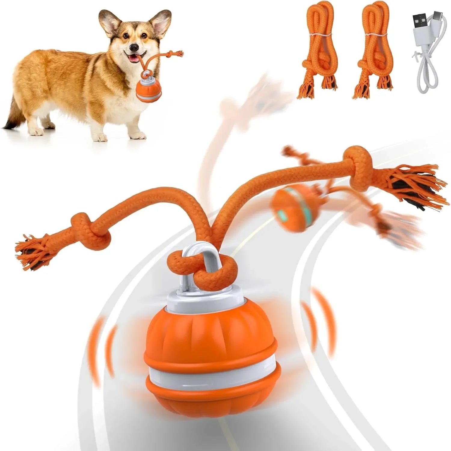 Smart Interactive Pet Ball – Intelligent Motion, Endless Engagement