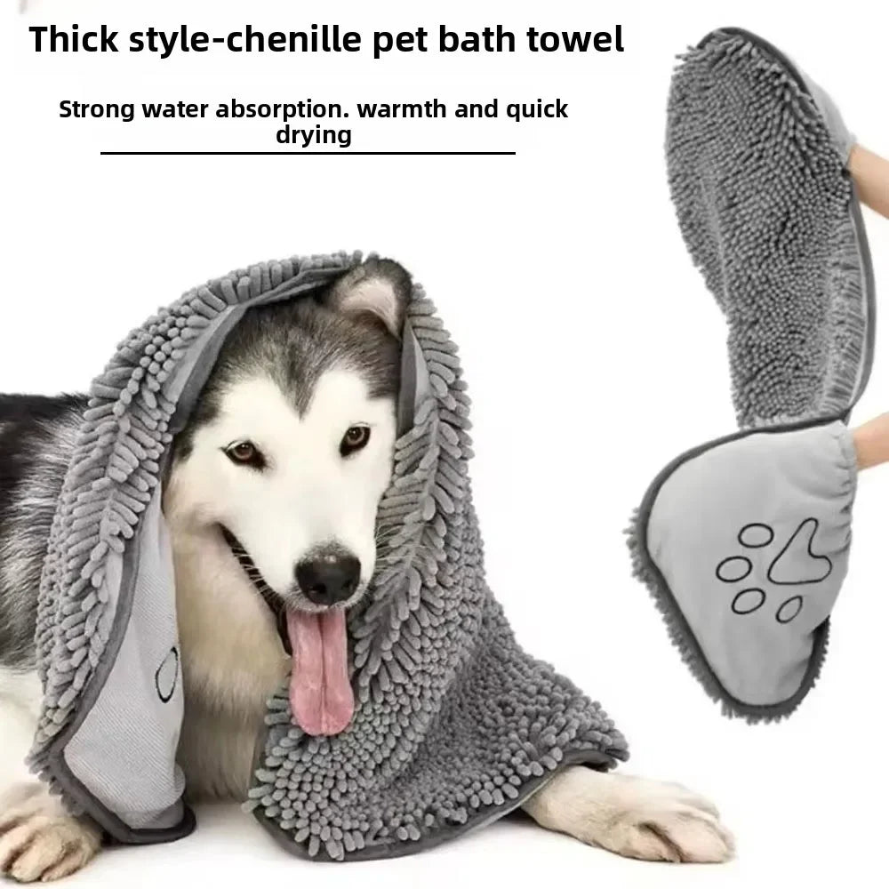 Premium Absorbent Pet Towel – Soft, Durable, and Elegant Grooming Essential