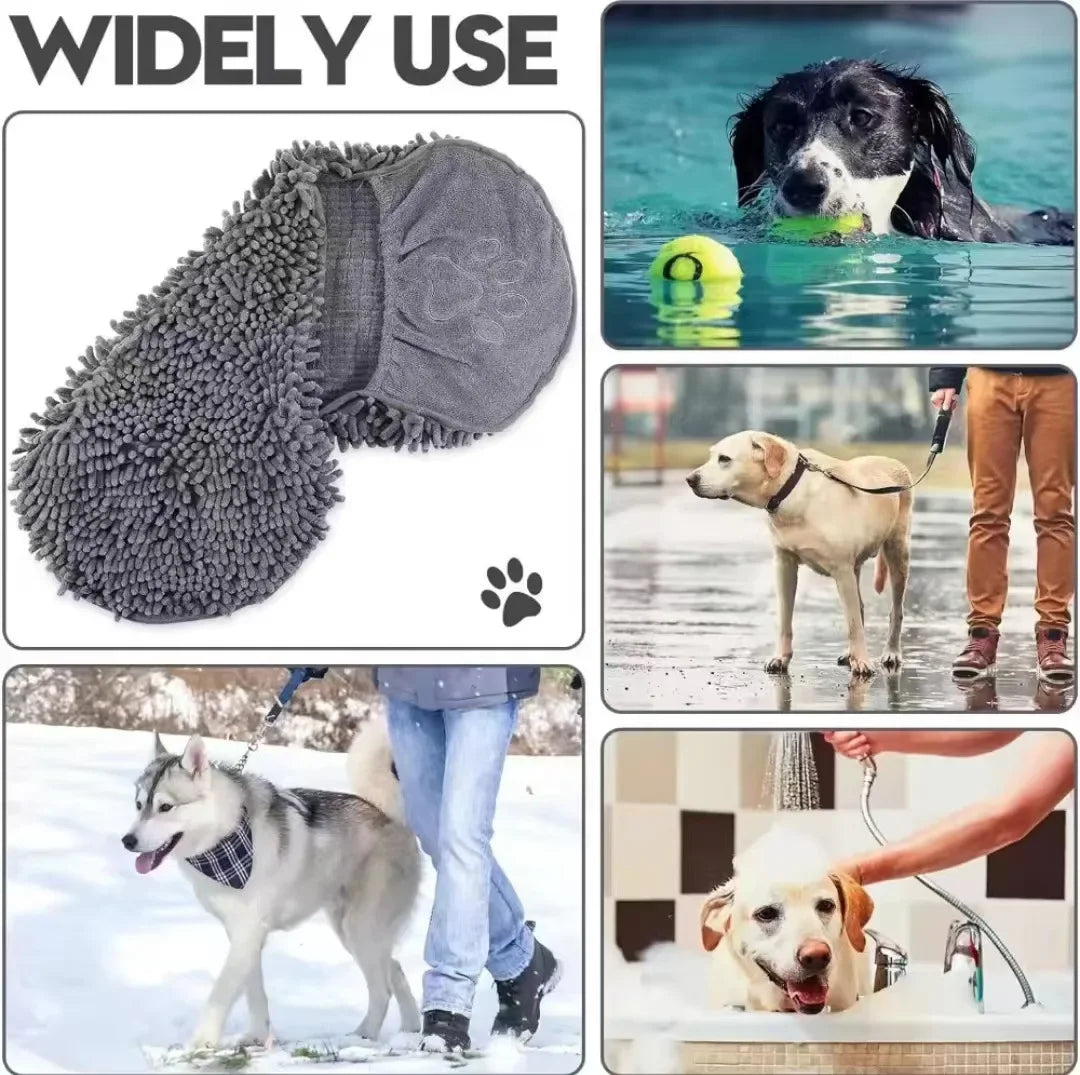 Premium Absorbent Pet Towel – Soft, Durable, and Elegant Grooming Essential