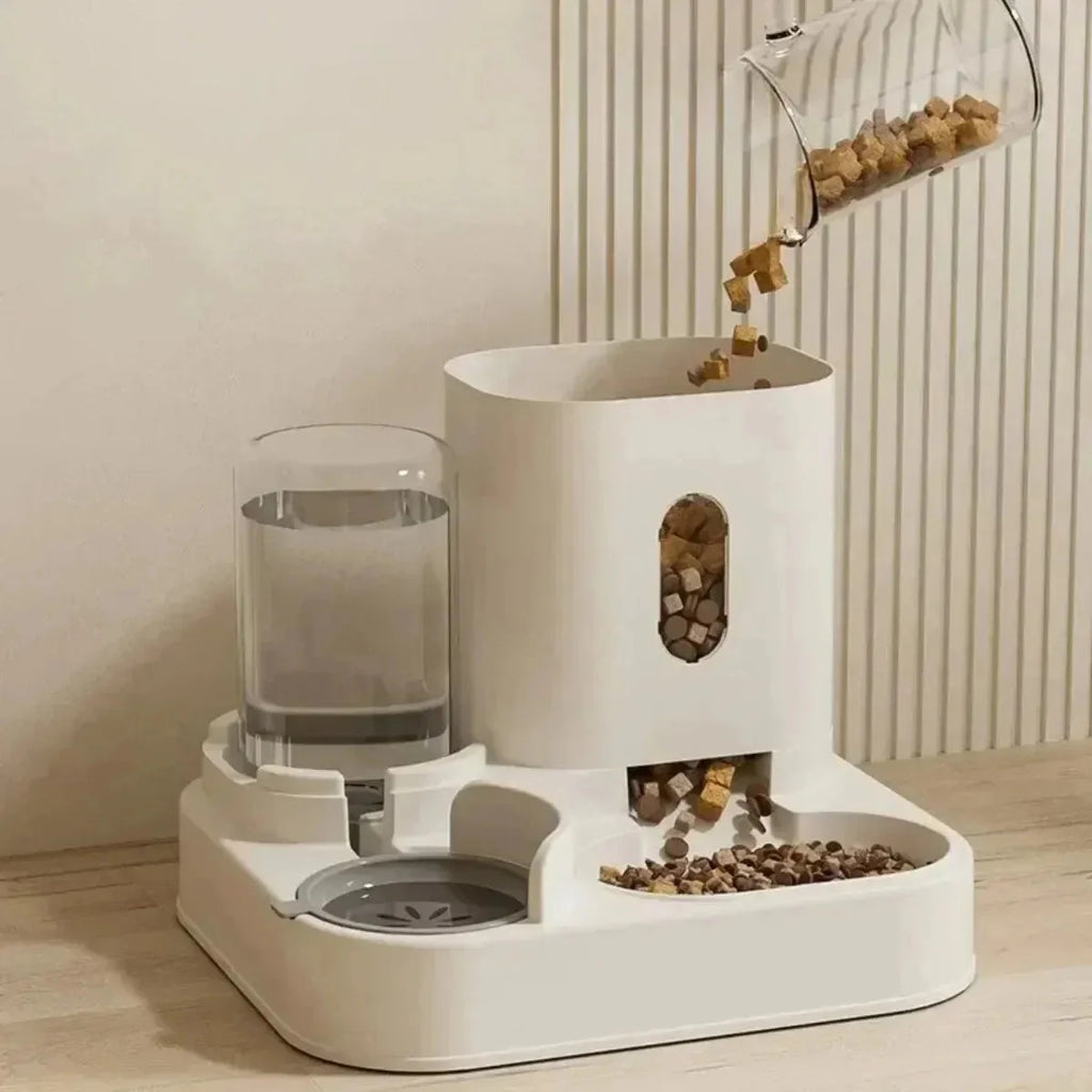 Modern Luxe Automatic Pet Feeder & Hydration Set